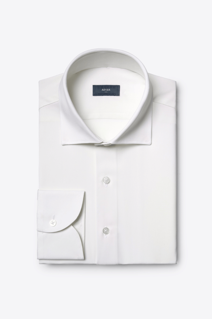 Classic Cream Merino Blend Shirt