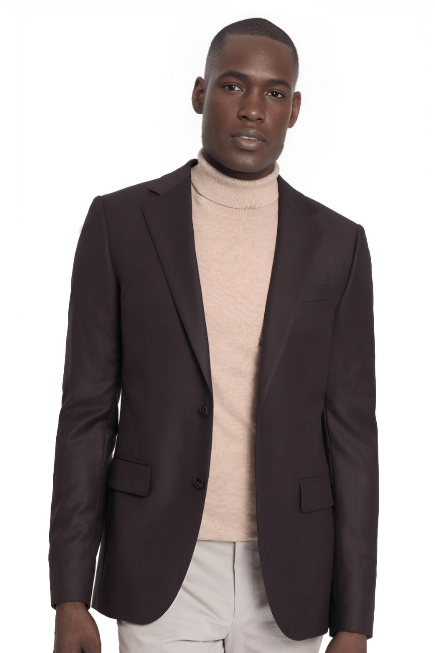 Merlot Wool Blazer - Image 2