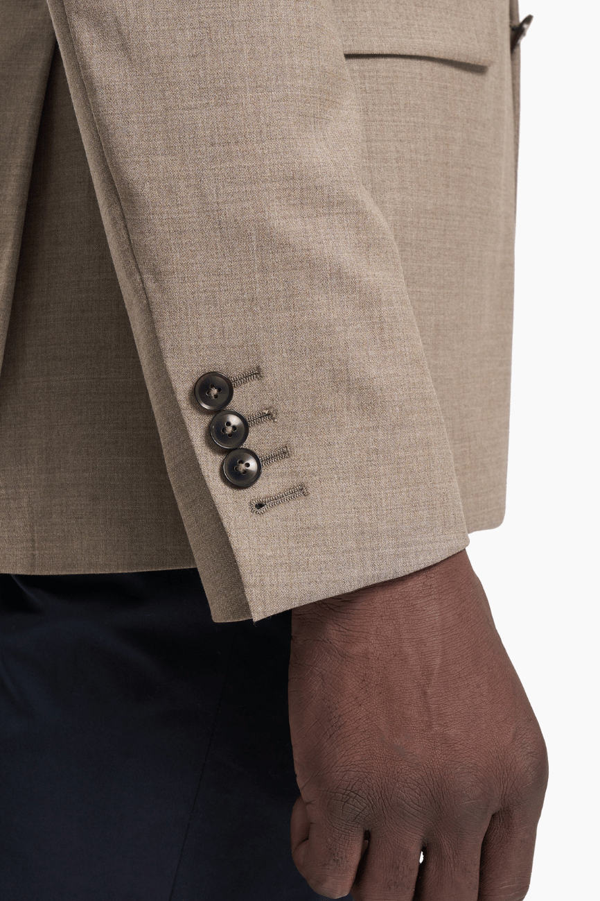 Heritage Light Brown Twill Blazer - Image 6