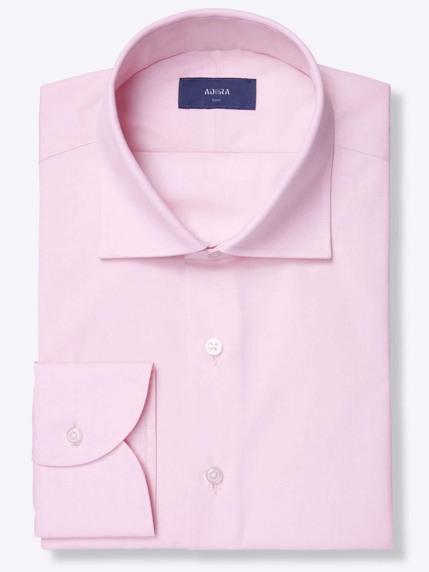Light Pink Cotton Twill Shirt - Image 7
