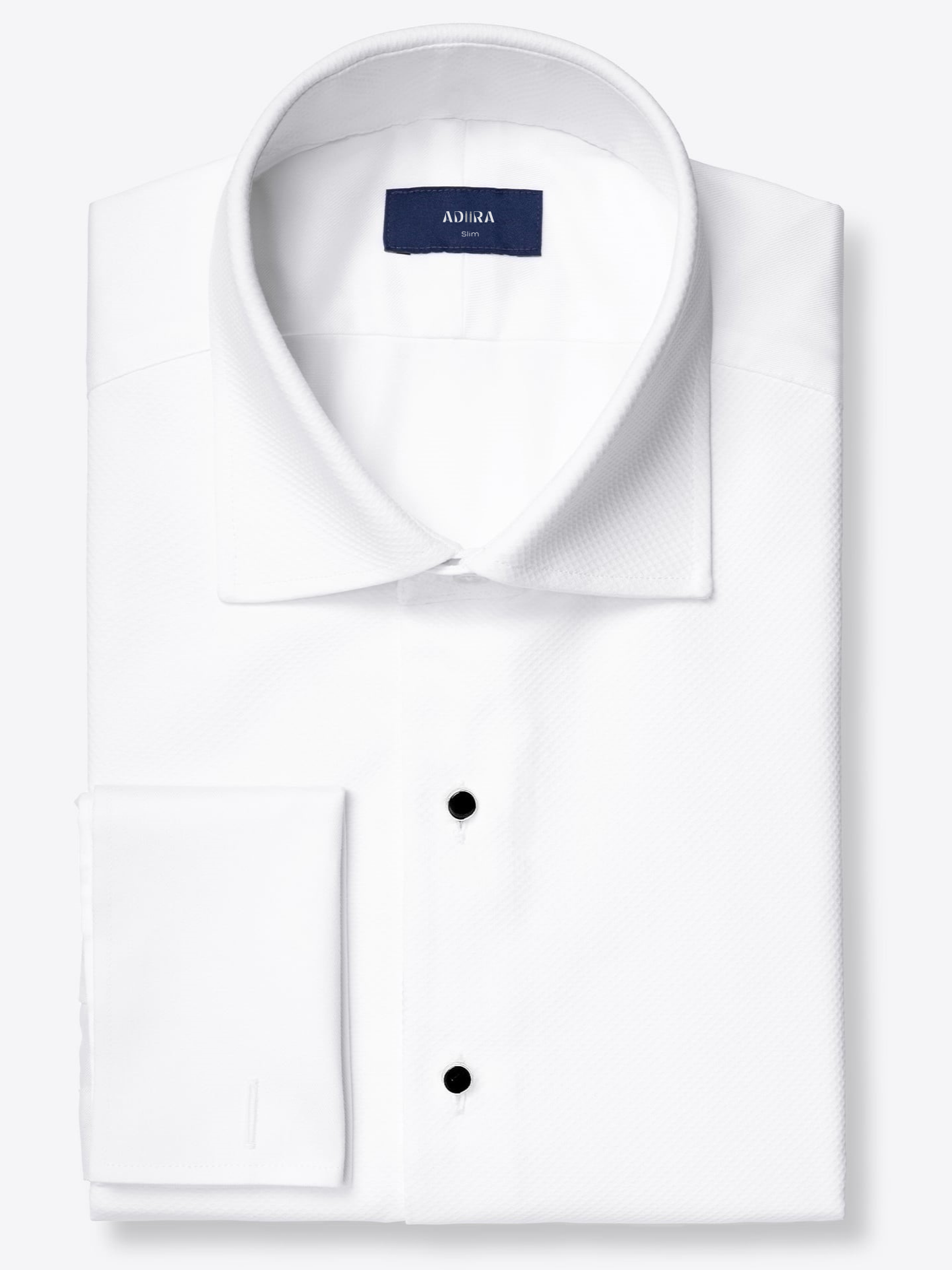 Classic White Tuxedo Shirt - Image 7