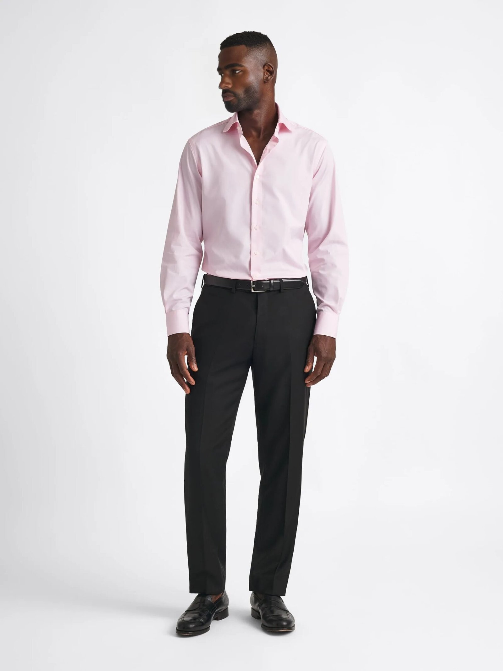 Light Pink Cotton Twill Shirt - Image 4