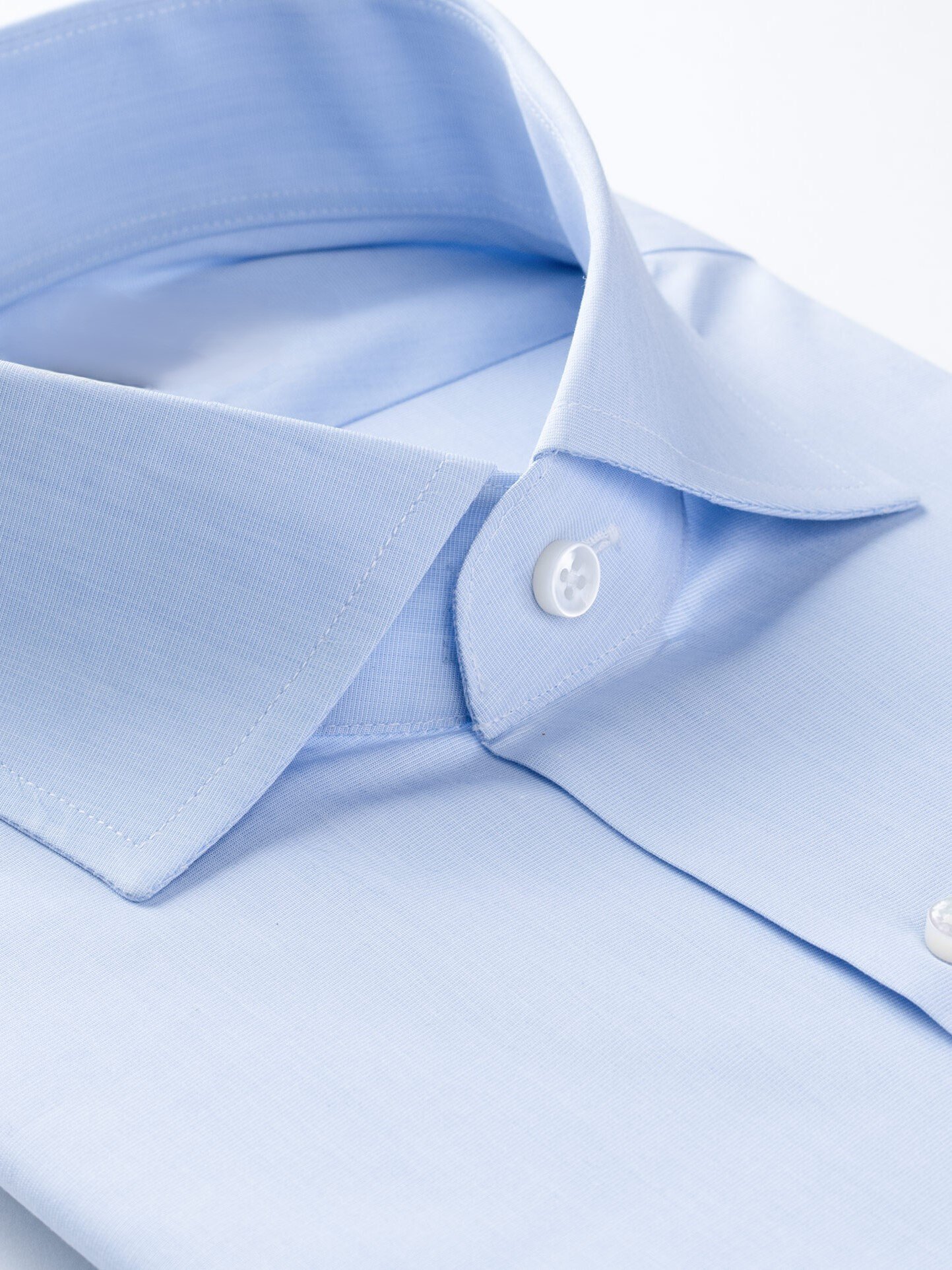 Sky Blue End-on-End Shirt - Image 6