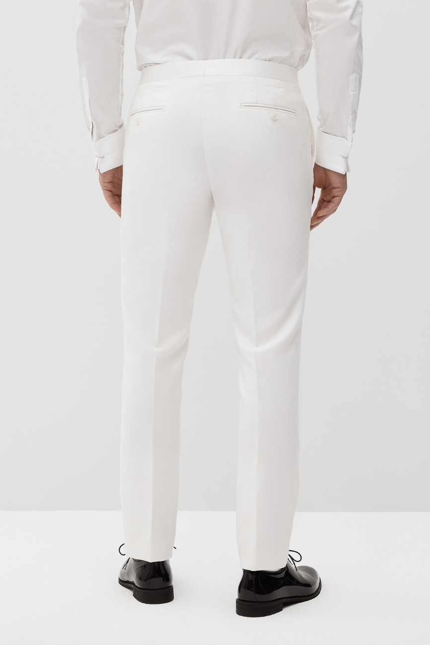 Ivory White Elegance Two-Piece Suit - Image 6