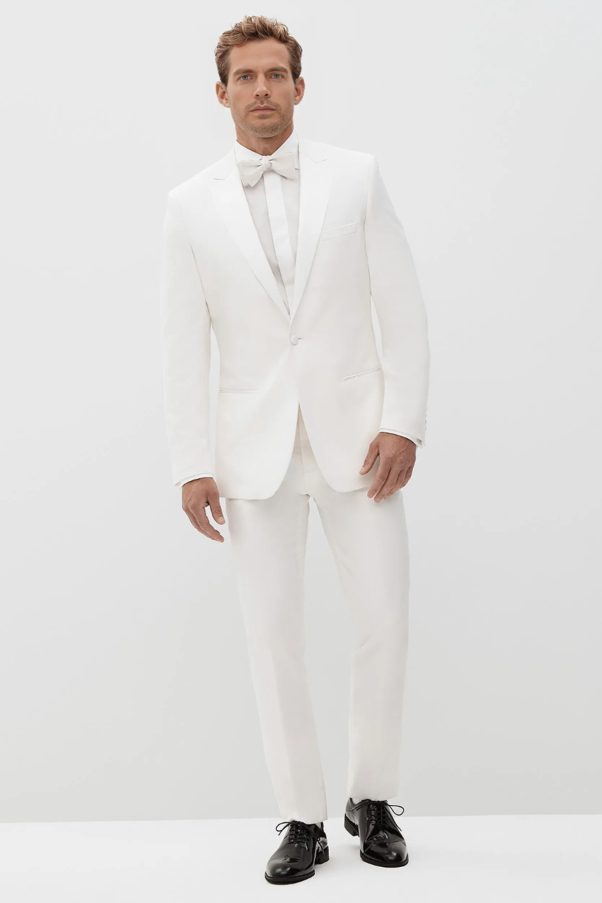 Ivory White Elegance Two-Piece Suit
