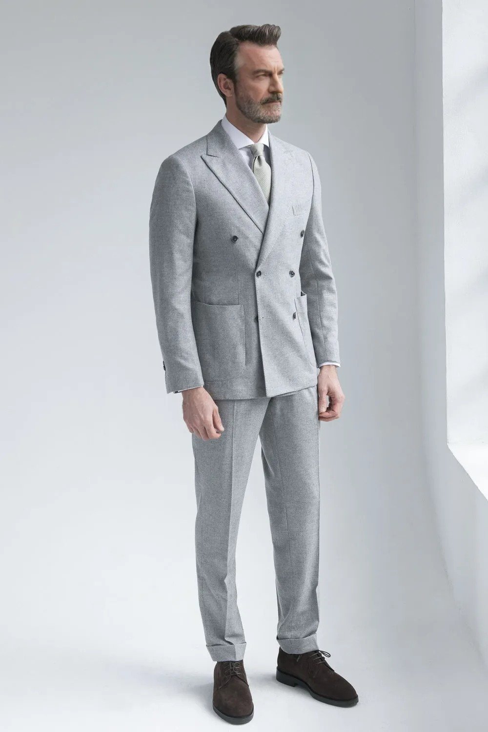 Silver Regent Three-Piece Suit